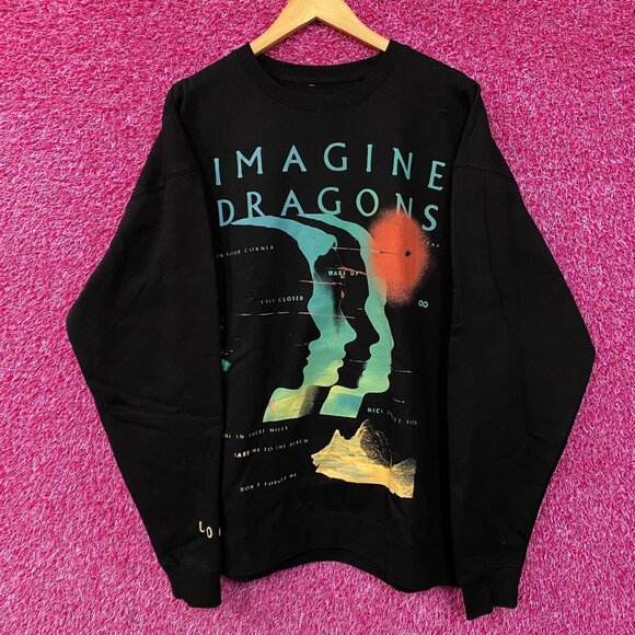 Imagine Dragons Loom World Tour 2024 Crewneck Sweatshirt XXL - Picture 1 of 5